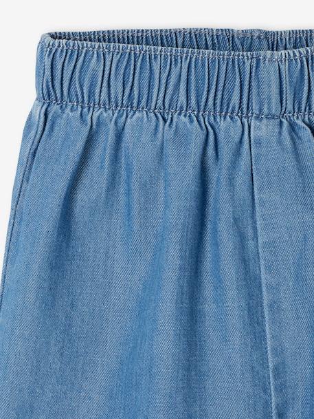 Pantalon bébé en denim léger stone - vertbaudet enfant 