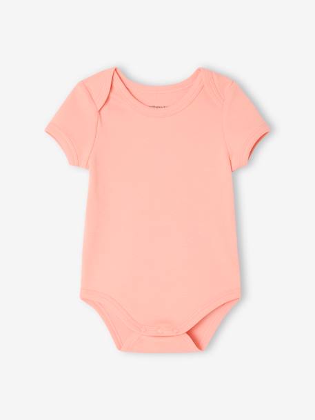 Lot de 3 bodies manches courtes bébé lot blanc - vertbaudet enfant 