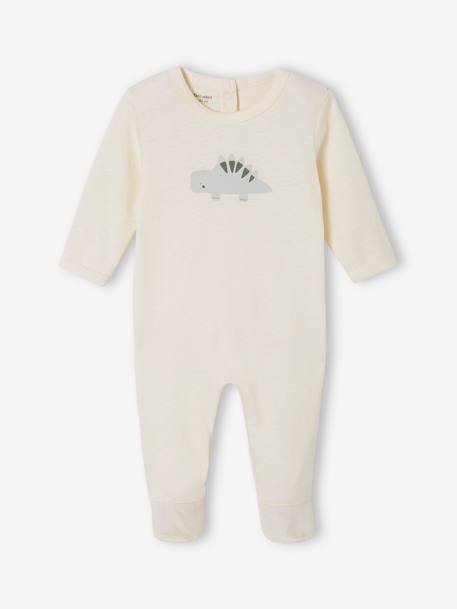 Lot de 2 pyjamas bébé garçon dinosaures vert d'eau - vertbaudet enfant 