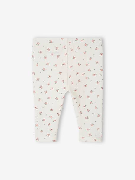 Set van 2 basic babyleggings rozen+saliegroen - vertbaudet enfant 