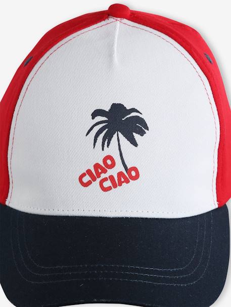 Jongens Pet Print Voorkant rood - vertbaudet enfant 