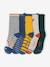Lot de 5 paires de chaussettes 'monstres' garçon marine - vertbaudet enfant 