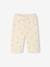 Babybroek met grote bloemmotieven vanille - vertbaudet enfant 