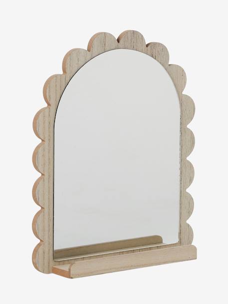 Miroir avec tablette FESTON beige - vertbaudet enfant 