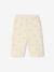 Babybroek met grote bloemmotieven vanille - vertbaudet enfant 