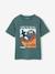 Jongensshirt met korte mouwen en grafisch ontwerp blauwgroen+wit - vertbaudet enfant 