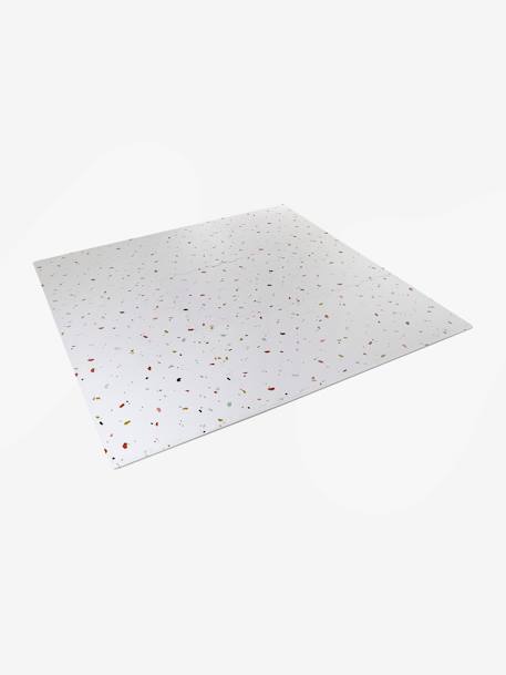Grand tapis 9 dalles en mousse écru+marron - vertbaudet enfant 