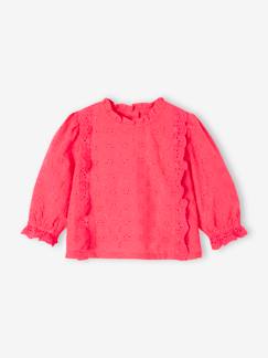 -Blouse bébé broderie anglaise à volants