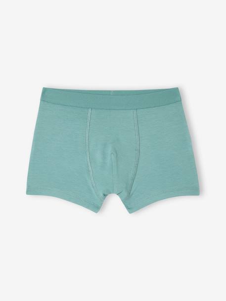 Set van 5 stretch boxershorts voor jongens Jungle groen - vertbaudet enfant 