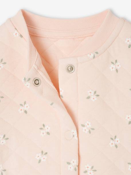 Gilet bébé matelassé rose pâle - vertbaudet enfant 