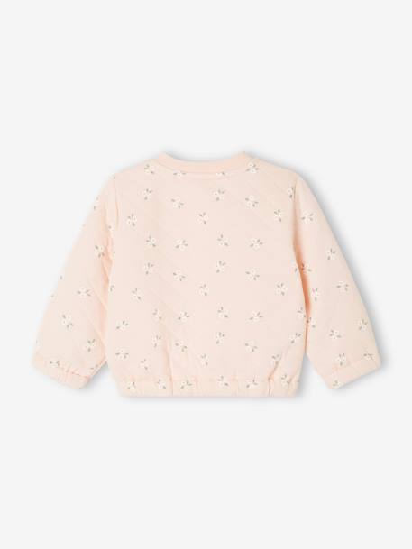 Gilet bébé matelassé rose pâle - vertbaudet enfant 