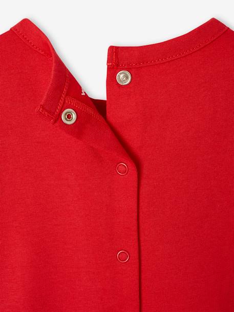 Set van 2 T-shirts voor baby, met korte mouwen rood - vertbaudet enfant 