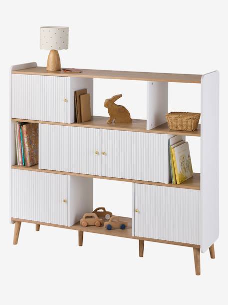 Kinderzimmer Regalschrank ATHEN wit - vertbaudet enfant 