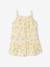 Ensemble fleuri robe et culotte naissance jaune pâle - vertbaudet enfant 