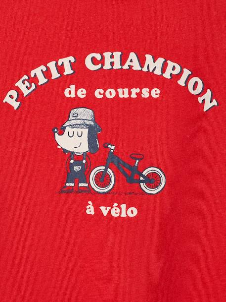 Set van 2 T-shirts voor baby, met korte mouwen rood - vertbaudet enfant 