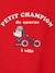 Set van 2 T-shirts voor baby, met korte mouwen rood - vertbaudet enfant 