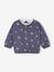 Babysweater met kraag van Engels borduurwerk marineblauw - vertbaudet enfant 