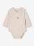 Lot 3 bodies manches longues en coton bio bébé ouverture naissance rose pâle - vertbaudet enfant 