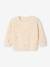 Pull bébé brodé vanille+vieux rose - vertbaudet enfant 