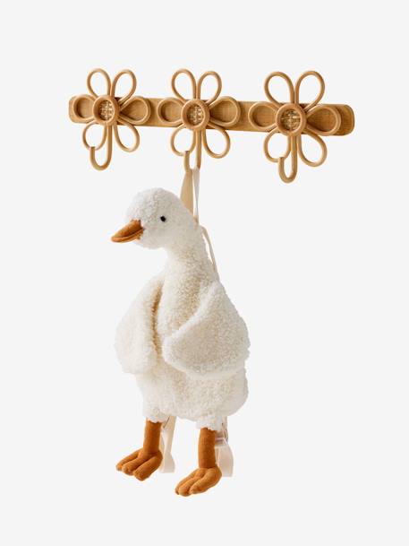 Rotan kapstokhaak 3 bloemen hout - vertbaudet enfant 