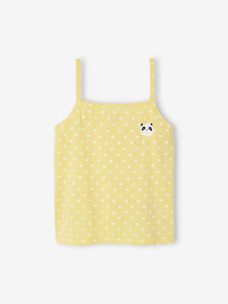 Lot de 3 débardeurs fille jaune pâle - vertbaudet enfant 