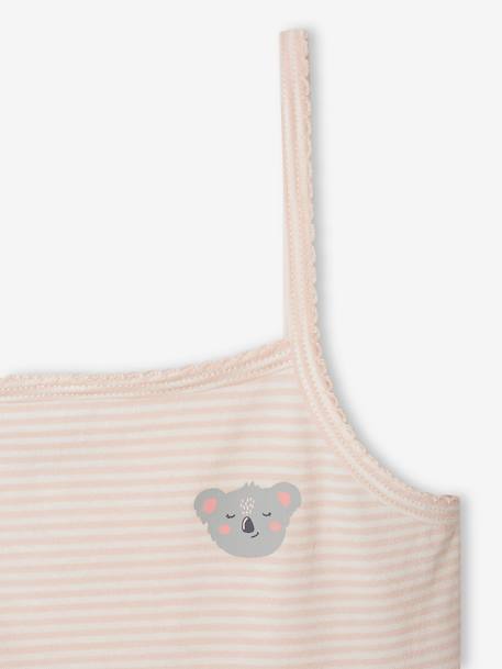 Set van 3 meisjestopjes lichtgeel - vertbaudet enfant 