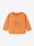 T-shirt bébé motif animal manches longues écru+rouille - vertbaudet enfant 