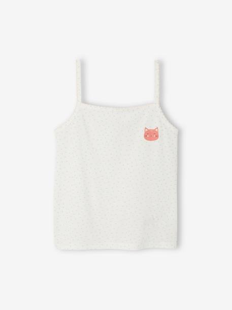 Lot de 3 débardeurs fille jaune pâle - vertbaudet enfant 