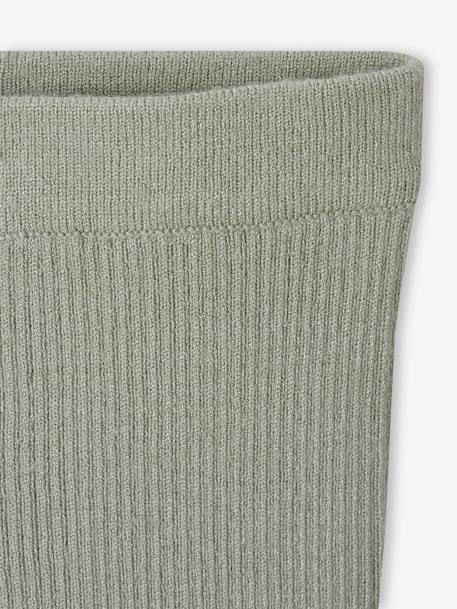 Set met shirt en broek voor baby's van tricot beige+blauwgroen+saliegroen+wit - vertbaudet enfant 