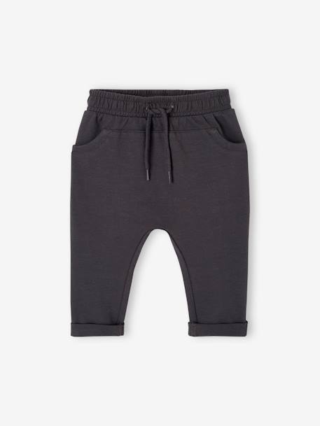 Lot de 2 pantalons bébé en molleton cappuccino - vertbaudet enfant 