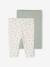 Set van 2 basic babyleggings rozen+saliegroen - vertbaudet enfant 