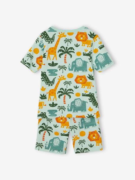 Lot de 2 pyjashorts garçon savane bleu pétrole - vertbaudet enfant 