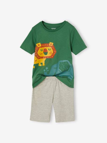 Lot de 2 pyjashorts garçon savane bleu pétrole - vertbaudet enfant 
