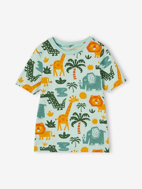 Lot de 2 pyjashorts garçon savane bleu pétrole - vertbaudet enfant 