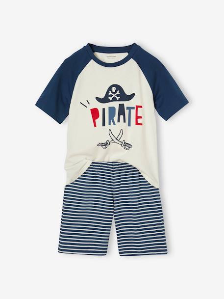 Lot 2 pyjashorts garçon pirate bleu océan - vertbaudet enfant 