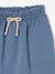 Jupe en molleton fille bleu chambray+rayé vert+rouge - vertbaudet enfant 