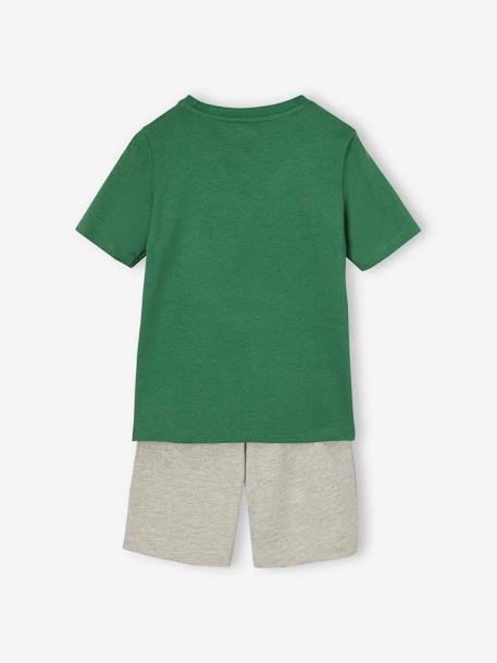 Lot de 2 pyjashorts garçon savane bleu pétrole - vertbaudet enfant 