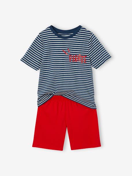 Lot 2 pyjashorts garçon pirate bleu océan - vertbaudet enfant 