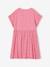 Robe à fleurs boutonnée fille bleu ciel+blush+écru - vertbaudet enfant 
