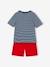 Lot 2 pyjashorts garçon pirate bleu océan - vertbaudet enfant 