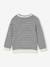Pull fille à rayures bleu grisé+marine - vertbaudet enfant 