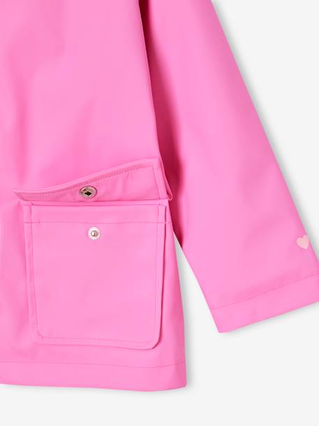 Meisjesregenjas met capuchon rozen - vertbaudet enfant 