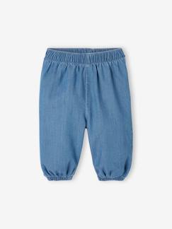 -Pantalon bébé en denim léger