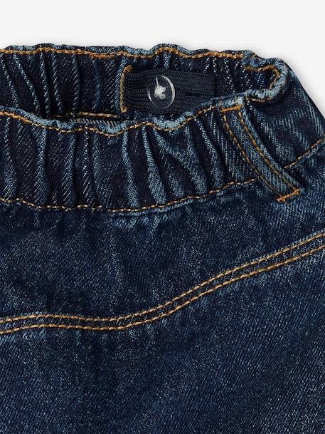 Jeans meisjesrok van Basics ongewassen denim - vertbaudet enfant 
