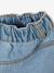 Jupe en jean fille bleu clair+bleu moyen - vertbaudet enfant 