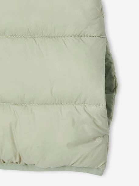 Doudoune fille légère sans manches vert sauge - vertbaudet enfant 