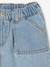 Jeans meisjesrok van Basics lichtblauw+middenblauw - vertbaudet enfant 