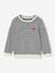 Pull fille à rayures bleu grisé+marine - vertbaudet enfant 