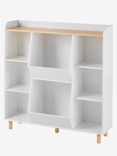 Bibliothèque XL mix livre et jouet blanc - vertbaudet enfant 