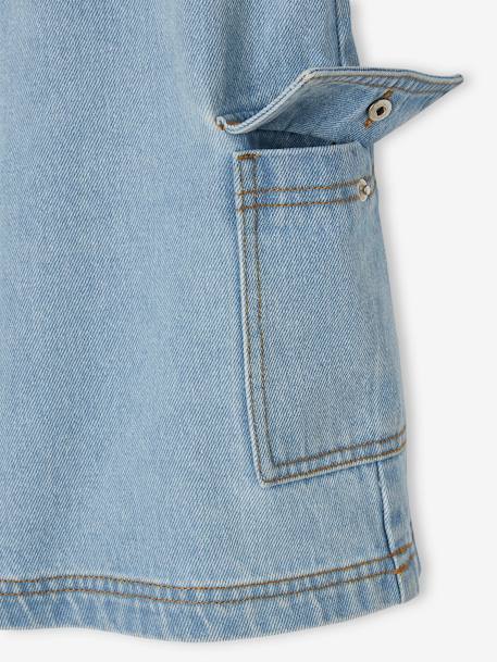 Robe en jean fille bleu clair - vertbaudet enfant 